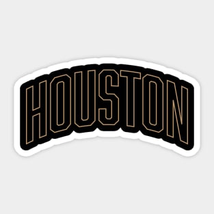 Houston Sand Outline Sticker